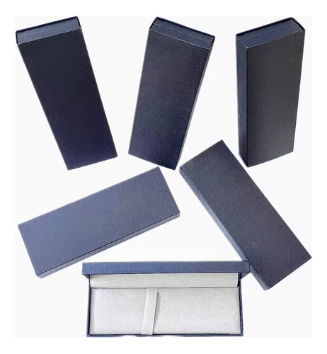 Kit 12 Caixas Box Luxo Preta P Presente P Canetas Lapiseiras 0