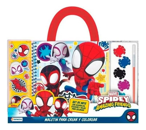 Set De Arte Spiderman Hombre Araña Pintar Colorear Sticker 0