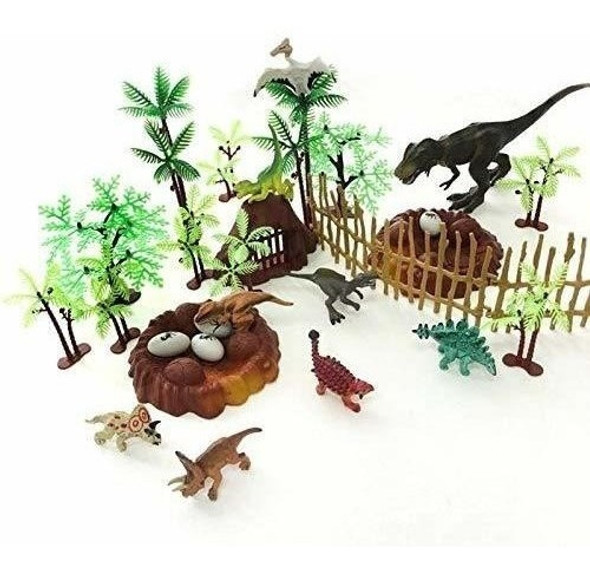 Set De Juguetes De Dinosaurios De 30 Piezas: Figuras De Dino 1 Set De Juguetes De Dinosaurios De 30 Piezas: Figuras De Dino 1