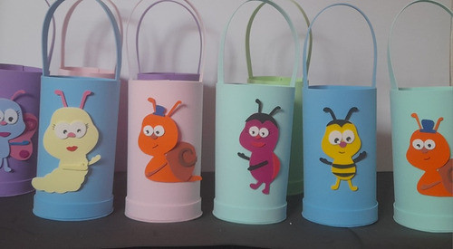 Sorpresitas Goma Eva Bichikids Cotillon Dulceros X5 1