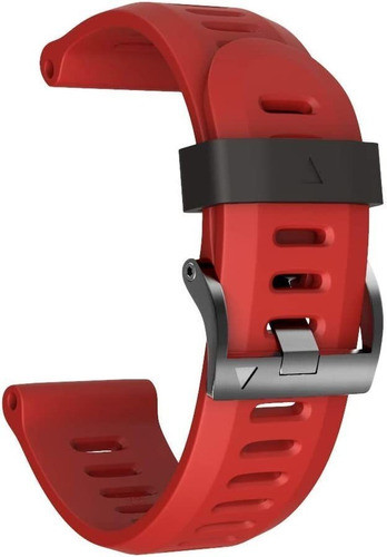 Malla Deportiva Silicona Para  Fenix 3/3hr/5x/5x Plus/6x Roj 0