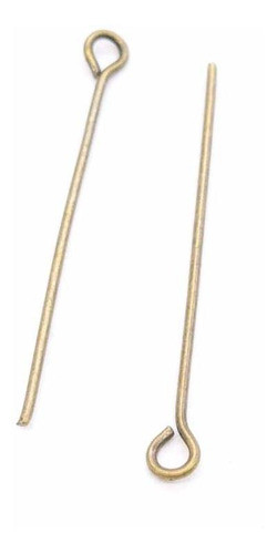 Alfinete 30mm Contra Pino Ouro Velho 500un Corte Costura 1
