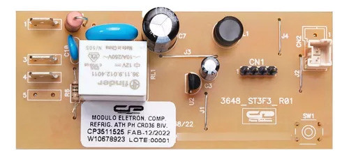 Placa De Controle Geladeira Consul Crd47 W10678923 W10316916 1