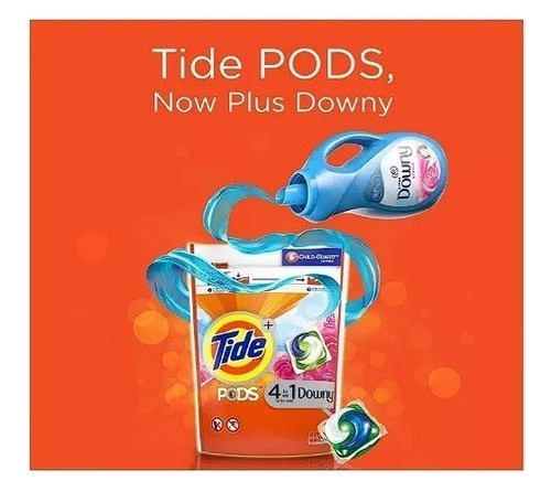 Tide Pods Con Downy 4 En 1 + Sport Odor Defense - 90 Caps. 1