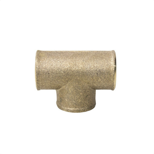 Tee Fêmea Rosca/ Rosca De 1/2 Em Latão Amarelo 0