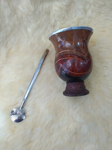 Copo De Chimarrao Terere Cuia E Bomba Luxo Tradicional 0