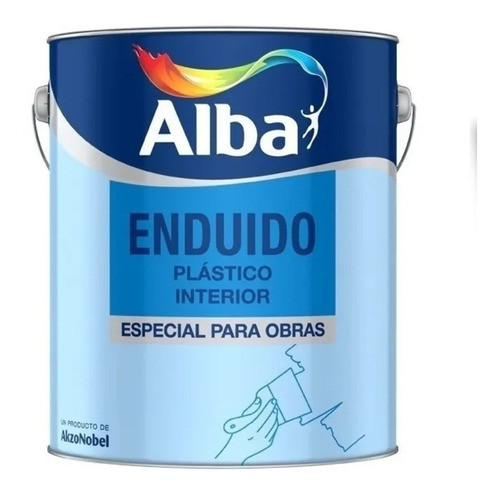 Alba Enduido Plastico Interior 20 Lts 0