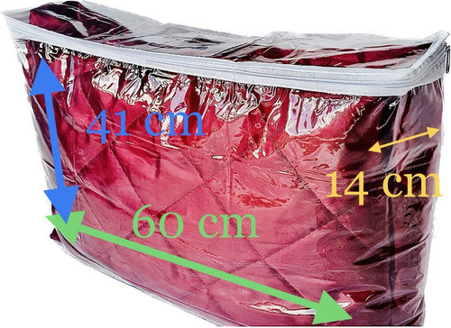 Bolsa De Pvc P/cubrecamas De 2 Pzas 60x41x14cm X Unidad 1