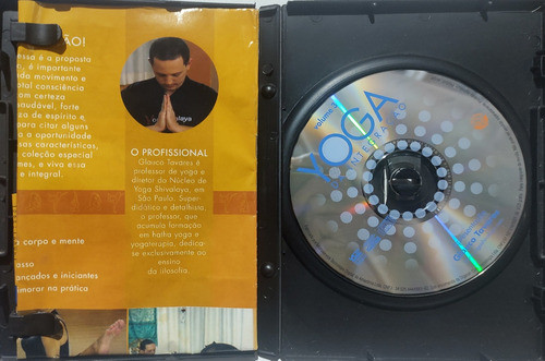 Dvd Yoga Da Integração Glauco Tavares Vol 3 Otimo Estado 1