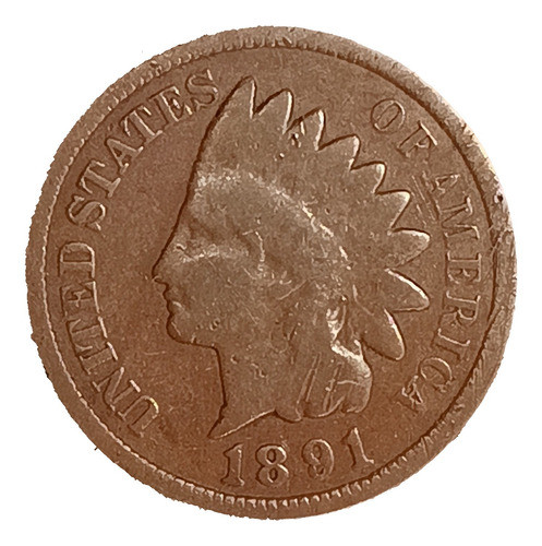 Estados Unidos 1 Cent 1891 Muy Bueno Km 90a 0