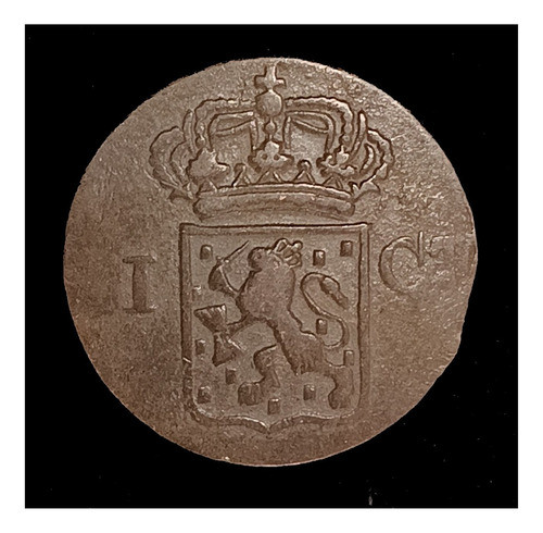Indias Holandesas 1 Cent 1834 V Bueno Km 290 1