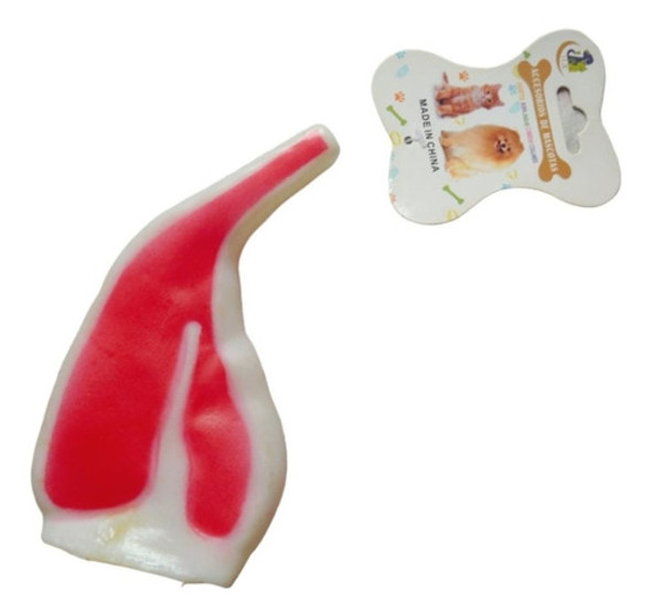 Juguete Chifle Perro Carne Sonido Mascota Calidad Premium 0