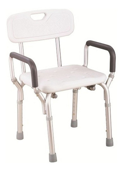 Silla De Ducha Baño Con Apoyabrazos Rs Regulable En Altura 0