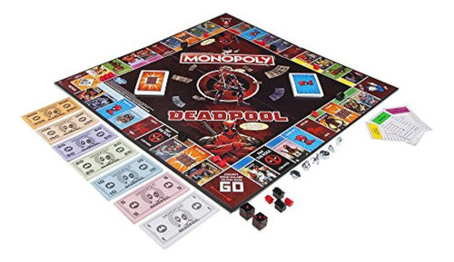 Juego De Monopolio: Edición De Marvel Deadpool 0