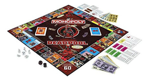 Juego De Monopolio: Edición De Marvel Deadpool 1