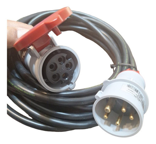 Prolongador Alargue Industrial 10 Mts. 3x16+n+t 5x2,5mm. 0