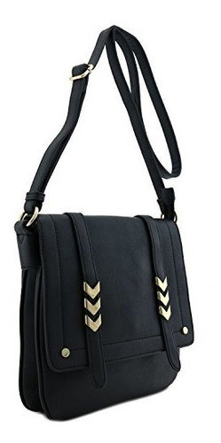 Cartera Tipo Bandolera Con Solapa De Compartimiento Doble Gr 1