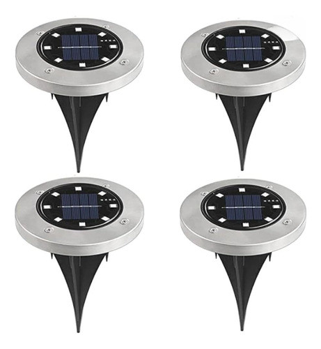 ~ Perfecto? Paquete De 8 Luces Solares De Tierra, 8 Luces De 0