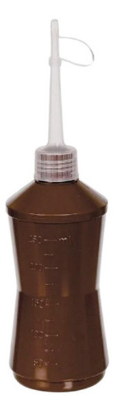 Almotolia Plástico 250 Ml Ambar Bico Reto - J.prolab 0