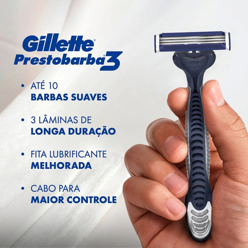 Aparelho De Barbear Descartável Leve 4 Pague 3 Gillette 1