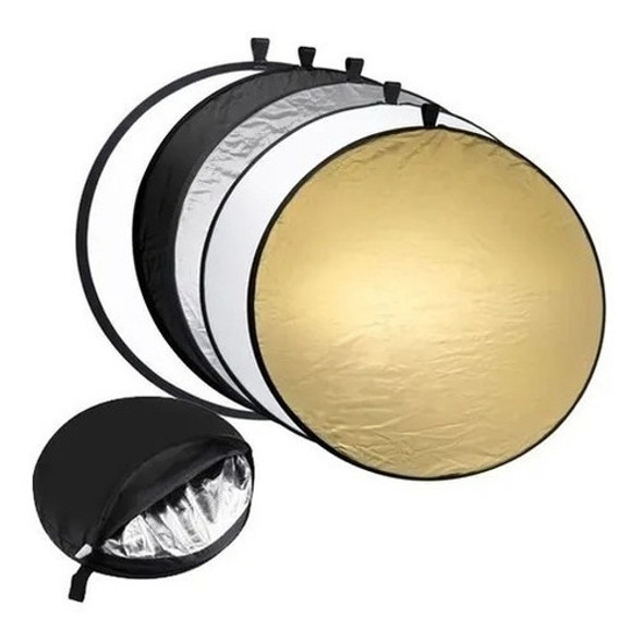Reflector Disco 5 En 1 Plegable De 80cm Fotografía Oferta 0