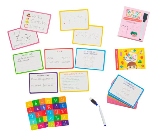Juego D Cartas Empiezo A Escribir Cursiva Barco D Papel 5504 1