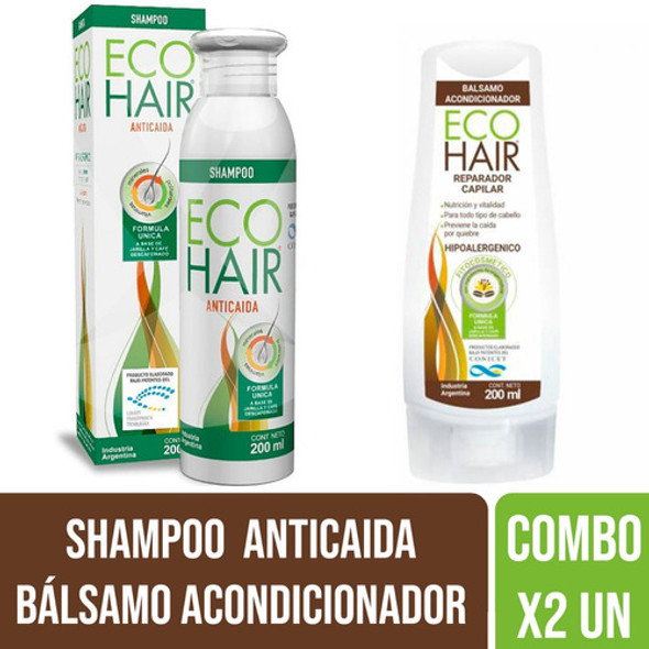 Eco Hair Shampoo Anticaida + Bálsamo Acondicionador 1
