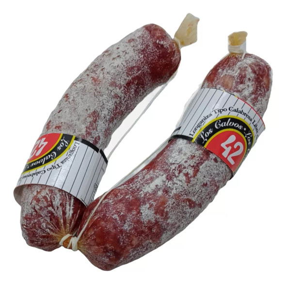 Los Calvos 42 Salame Longaniza, 42 Units per Pack, Pack of 2