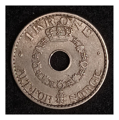 Noruega 1 Corona 1946 Exc Km 385 0