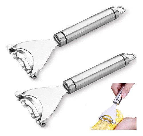 Despelador De Maíz Acero Inoxidable 304 Con Mango Ergonómico 0