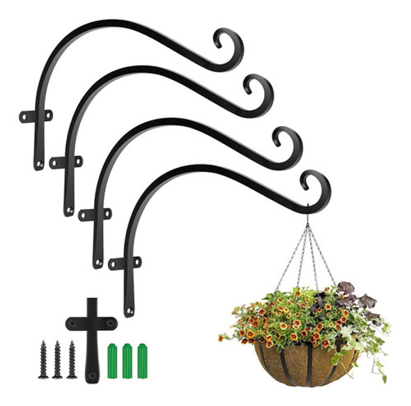 Hoople Plant Hangers Outdoor Heavy Duty 4 Pack, Colgador De 0 Hoople Plant Hangers Outdoor Heavy Duty 4 Pack, Colgador De 0
