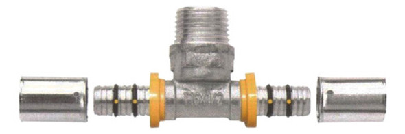 Te Tee P/ Gás Encanado 16mm Rm 1/2'' Pex Multicamadas Astra 0