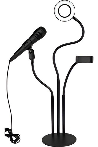 Soporte P/ Smartphone Slide Vl150 C/ Aro De Luz Ajustable 0