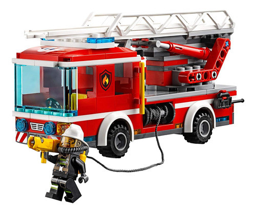 Lego City Fire Camión Escalera 60107 Juguete Para Los Niños 1