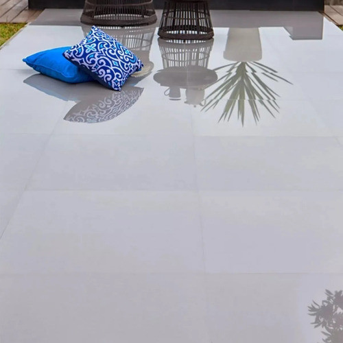 Porcelanato San Lorenzo White Pulido Blanco 57x57 2da Rect 0