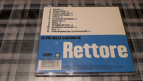 Donatella Rettore - Le Piu Belle Canzoni - Cd Original Unico 1