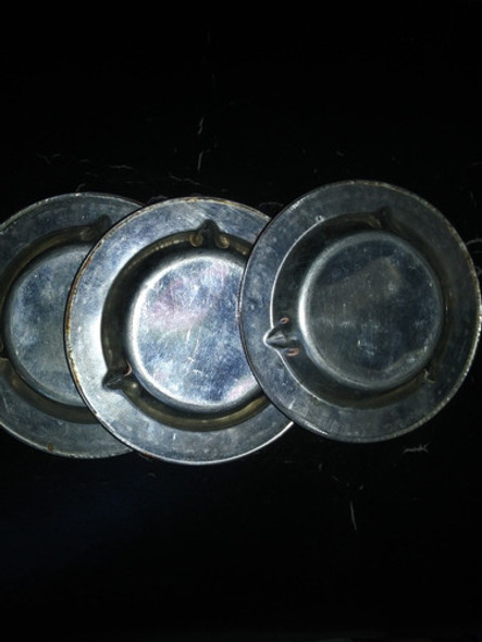 Antiguo Cenicero De Chapa Con Propaganda De Bar 1