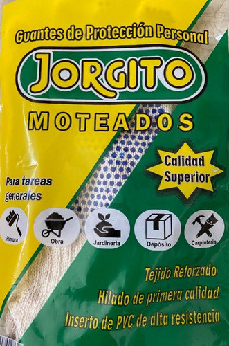 Guantes Moteados Jorgito X Par - Con Iva Incluido 0