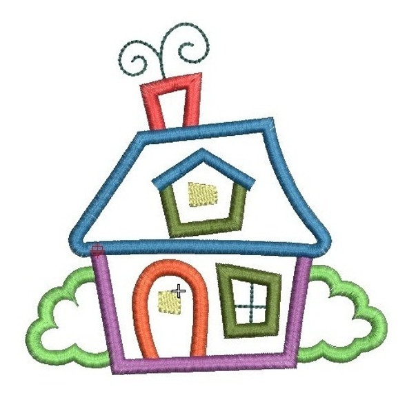 Matrices D Bordar Maquinas Bordadoras Casas Casita Aplique 1