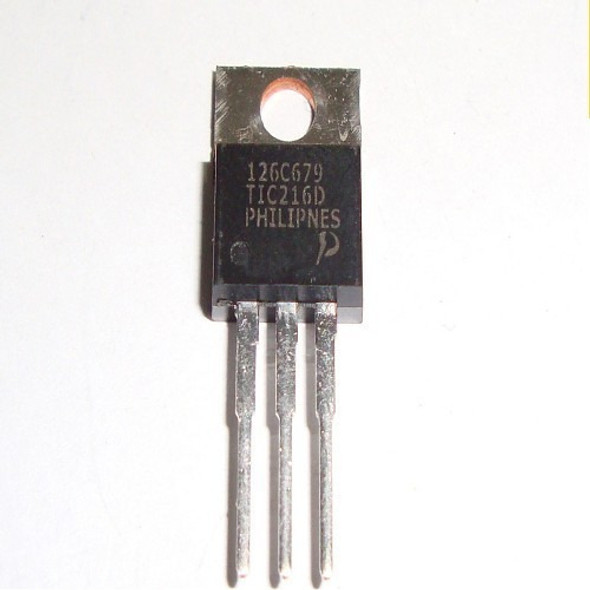 Tic216d Tiristor (400v/6a/2.5 C-w) To-220 0