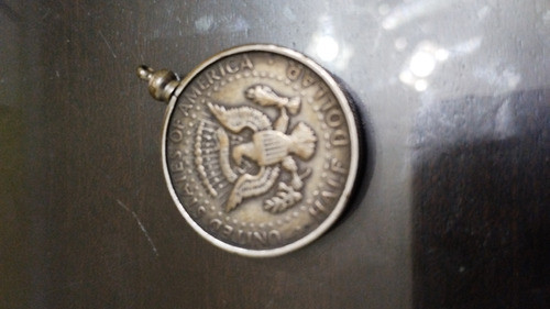Medallón Colgante Medio Dolar 1968 1