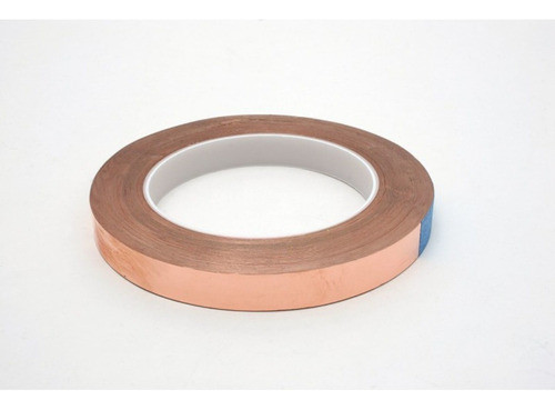 Rollo Cinta Lamina De Cobre Adhesiva De 8mm Largo 20 M 1