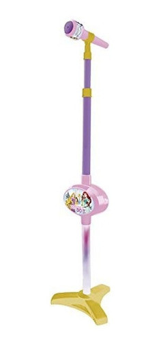Microfono Pie Con Amplificador Y Conexion Mp3 Princesas 0
