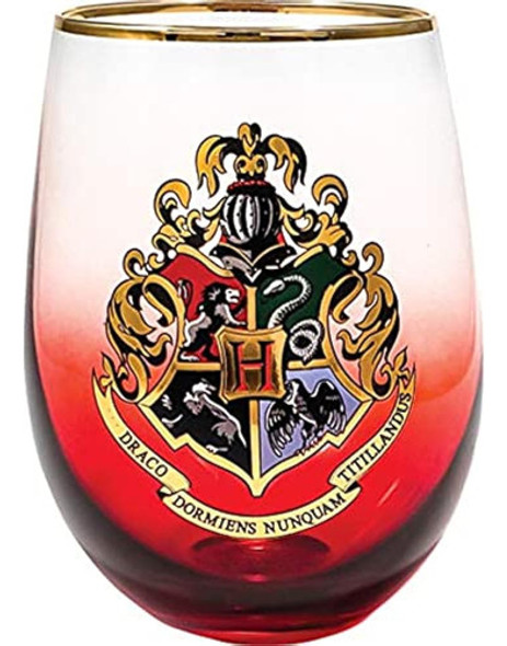 Spoontiques Hogwarts Crest Stemless Glass 1 Spoontiques Hogwarts Crest Stemless Glass 1