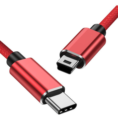 Ancable - Cable Mini Usb A Tipo C, Cable Usb Tipo C A Mini D 0