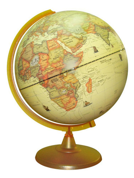 Globo Terraqueo Gloter  207aw 20cm Antiguo Plasti 0