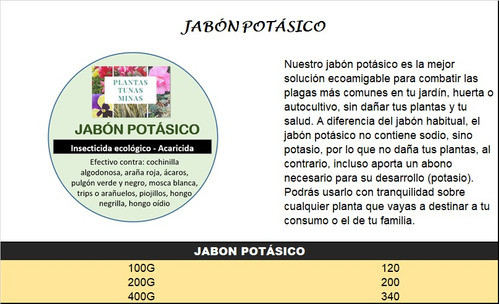 Jabón Potásico X 100g 1