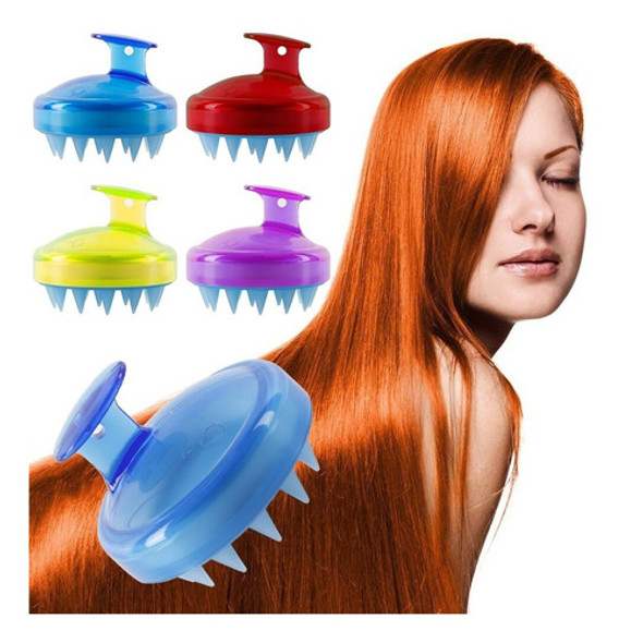 Cepillo Para Cuidado Cabello Champú Masaje Manual Portátil © 0