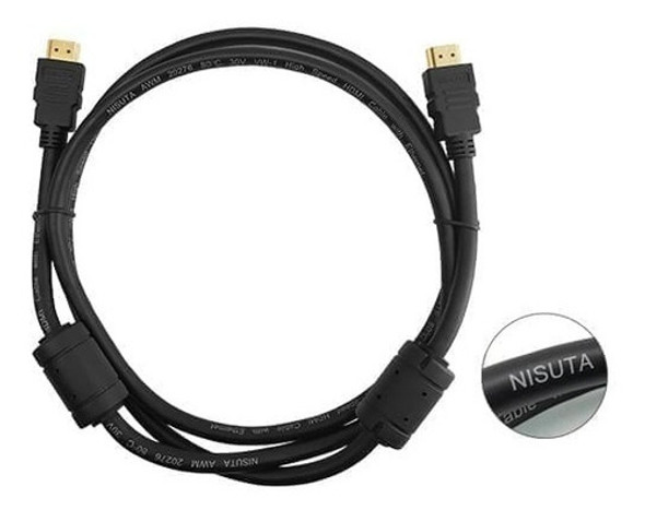 Cable Hdmi A Hdmi 3m V2.0 Filtro 4k 2k Nisuta Nscahdmi3 1 Cable Hdmi A Hdmi 3m V2.0 Filtro 4k 2k Nisuta Nscahdmi3 1