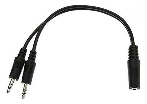 Escaparate De Cable De 6 Pulgadas 2 X 3.5 Mm Estereo Macho / 0